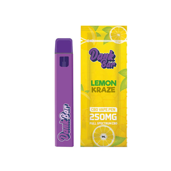 Purple Dank Dank Bar Pro Edition: 350mg Full Spectrum CBD Disposable Vape – 12 Flavors (BUY 1, GET 1 FREE)