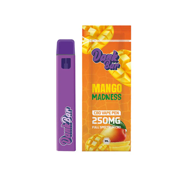 Purple Dank Dank Bar Pro Edition: 350mg Full Spectrum CBD Disposable Vape – 12 Flavors (BUY 1, GET 1 FREE)